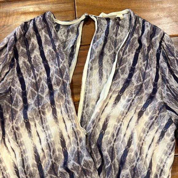 Illa Illa Couture size S short romper deep purple/creamSz AS - Picture 2 of 8